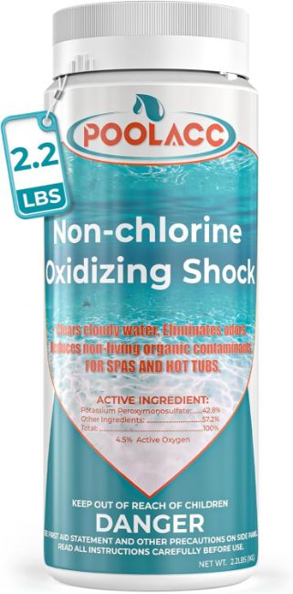 2.2 Lbs Non-Chlorine Spa Shock Oxidizer for Hot Tub